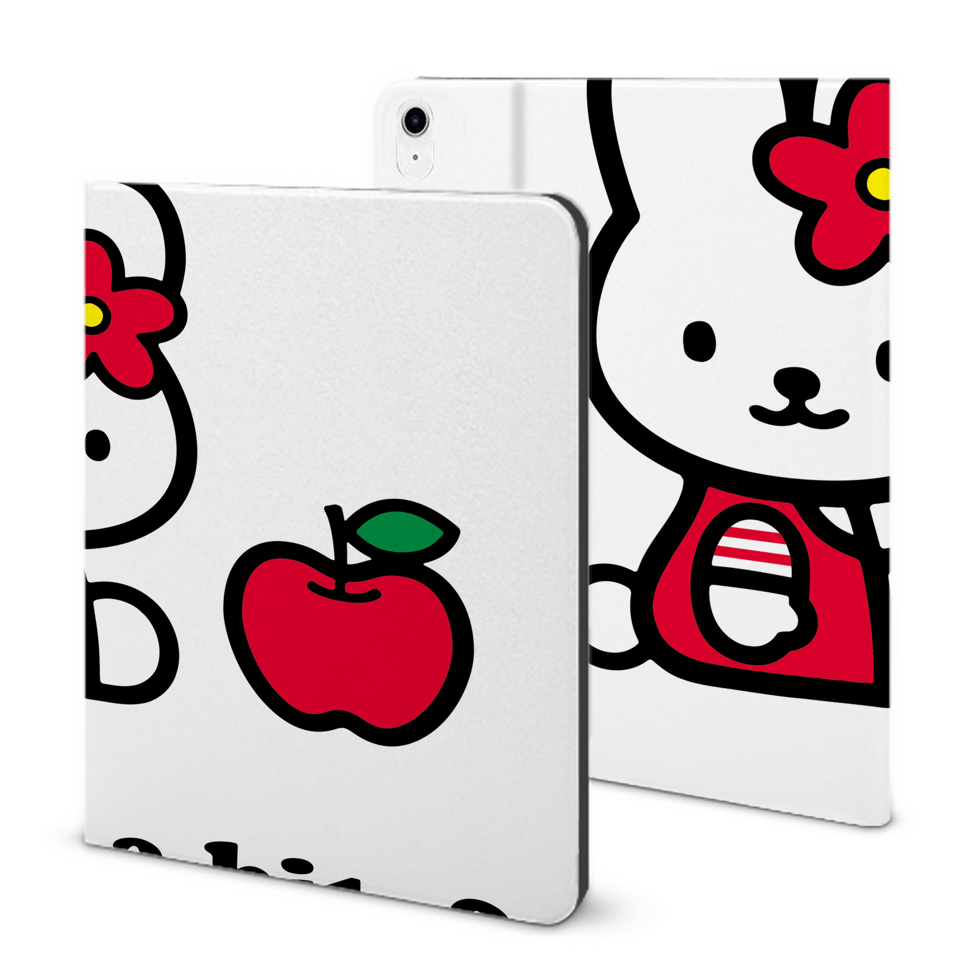 （画像用） Hello Kitty ハローキティ IPad ケース ブック型 PUレザー TPU 耐衝撃 軽量 薄型 ペン収納なし 全面保護 IPad 各モデル対応